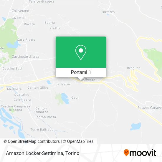 Mappa Amazon Locker-Settimina