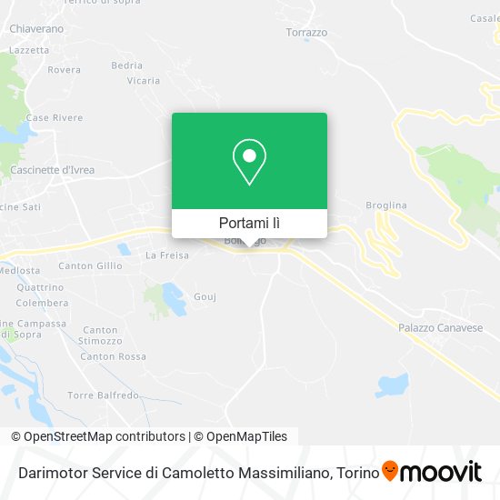 Mappa Darimotor Service di Camoletto Massimiliano