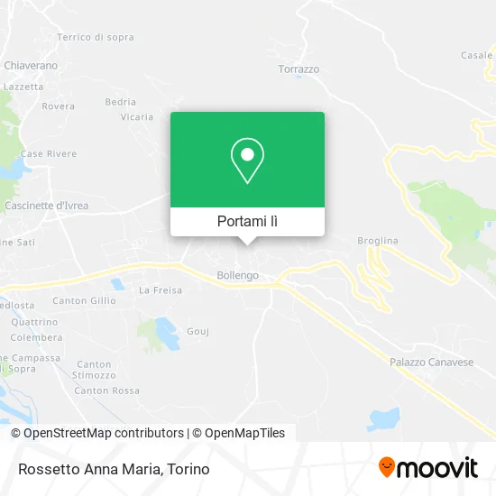 Mappa Rossetto Anna Maria