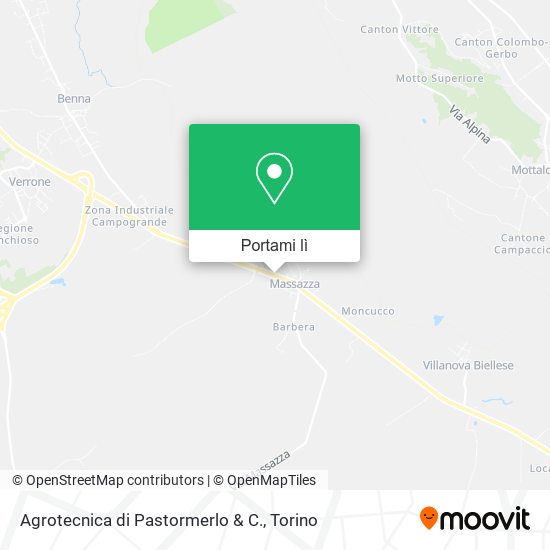 Mappa Agrotecnica di Pastormerlo & C.
