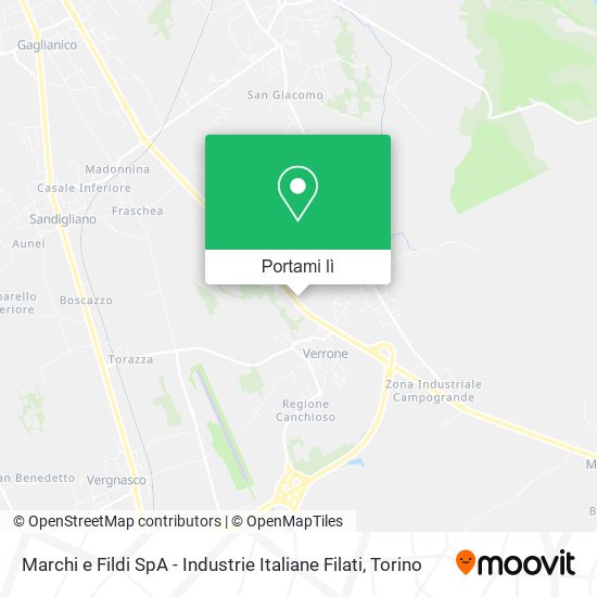 Mappa Marchi e Fildi SpA - Industrie Italiane Filati