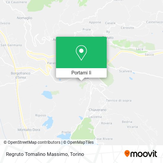 Mappa Regruto Tomalino Massimo