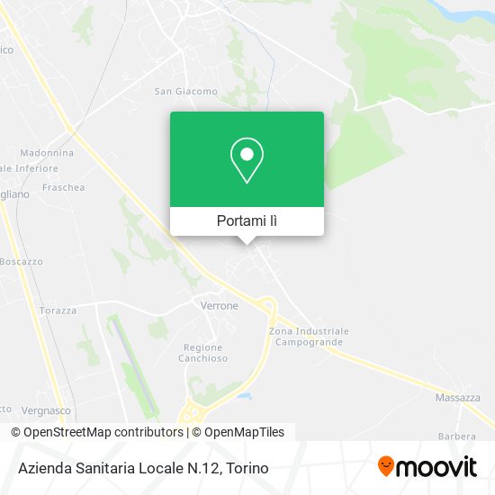 Mappa Azienda Sanitaria Locale N.12