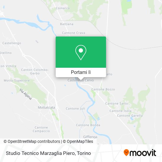 Mappa Studio Tecnico Marzaglia Piero