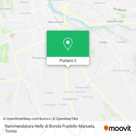 Mappa Rammendatura Nelly di Bonda Fradello Manuela