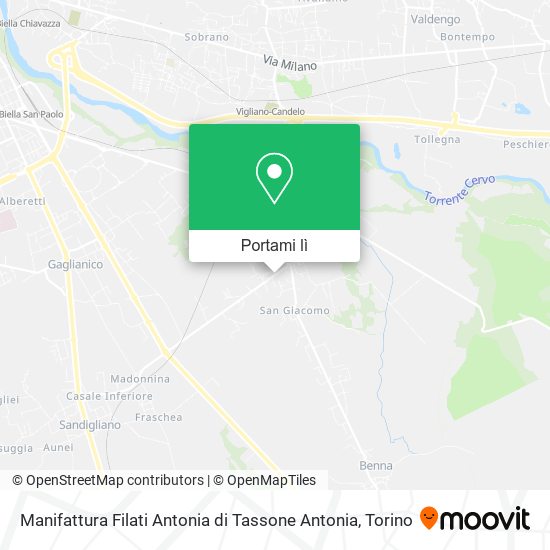 Mappa Manifattura Filati Antonia di Tassone Antonia