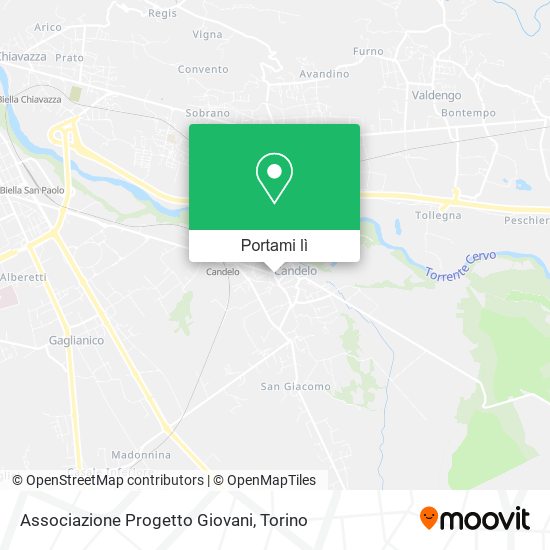Mappa Associazione Progetto Giovani