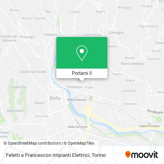 Mappa Feletti e Francescon Impianti Elettrici