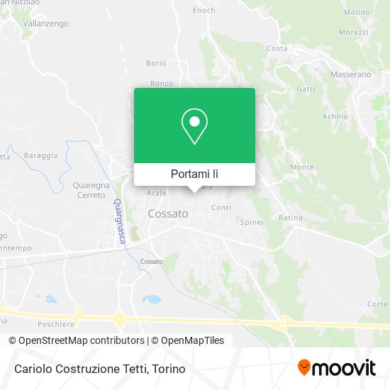 Mappa Cariolo Costruzione Tetti
