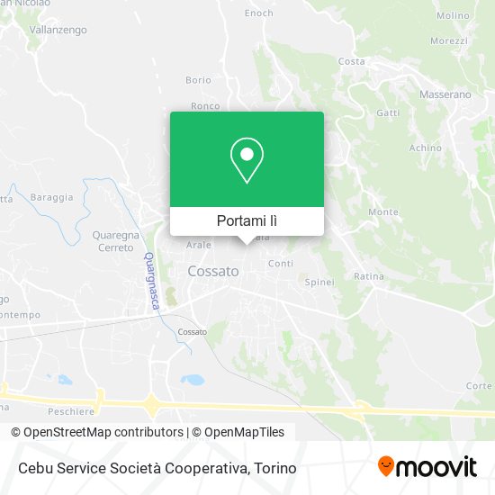 Mappa Cebu Service Società Cooperativa