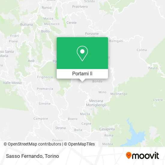 Mappa Sasso Fernando