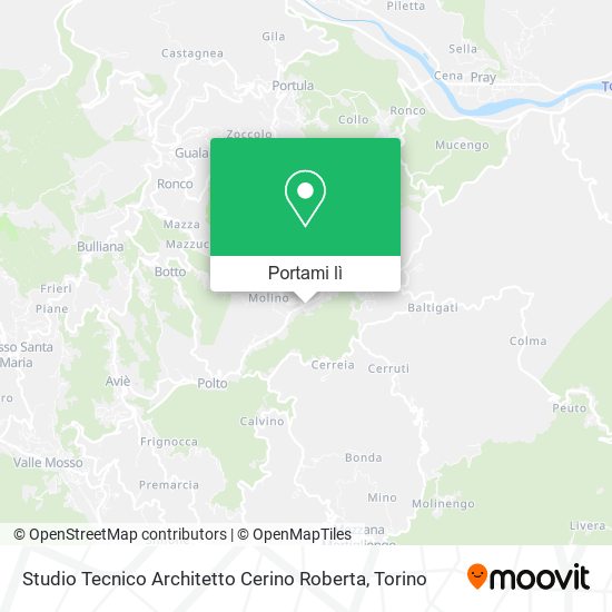 Mappa Studio Tecnico Architetto Cerino Roberta