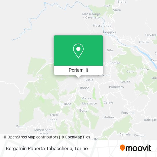 Mappa Bergamin Roberta Tabaccheria