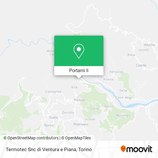 Mappa Termotec Snc di Ventura e Piana
