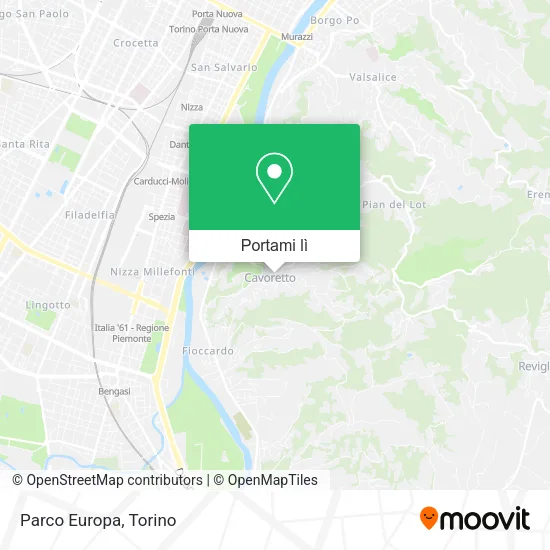 Mappa Parco Europa