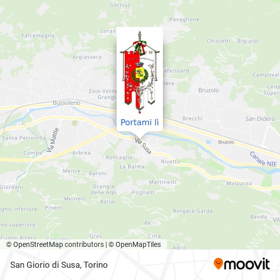 Mappa San Giorio di Susa