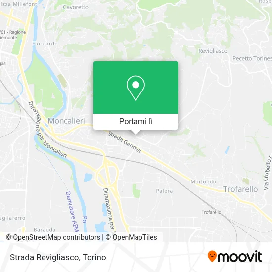 Mappa Strada Revigliasco