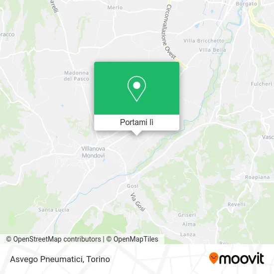 Mappa Asvego Pneumatici