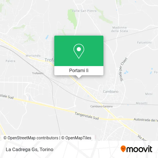 Mappa La Cadrega Gs