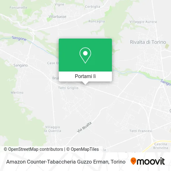 Mappa Amazon Counter-Tabaccheria Guzzo Erman