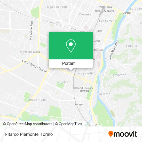 Mappa Fitarco Piemonte