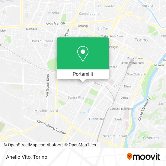 Mappa Anello Vito