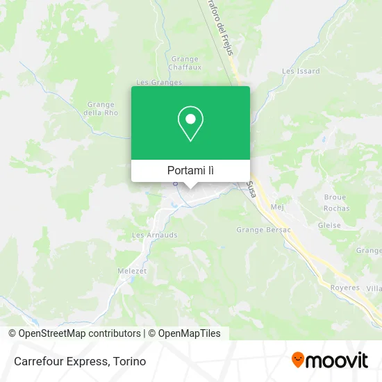 Mappa Carrefour Express