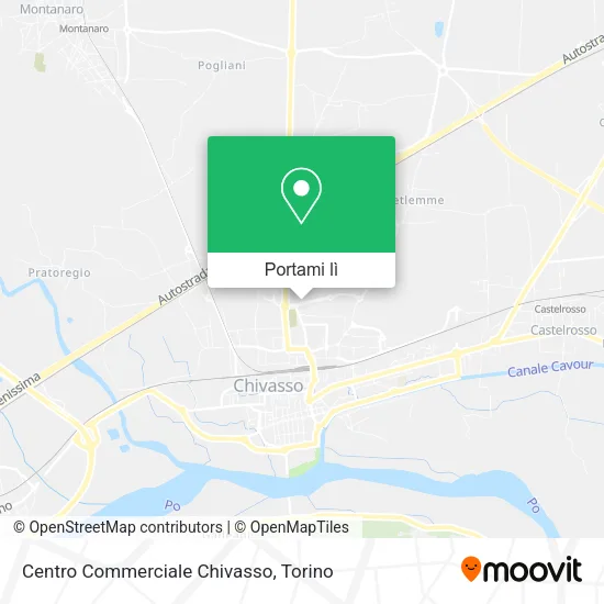 Mappa Centro Commerciale Chivasso