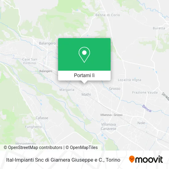 Mappa Ital-Impianti Snc di Giarnera Giuseppe e C.