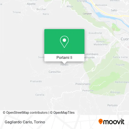 Mappa Gagliardo Carlo
