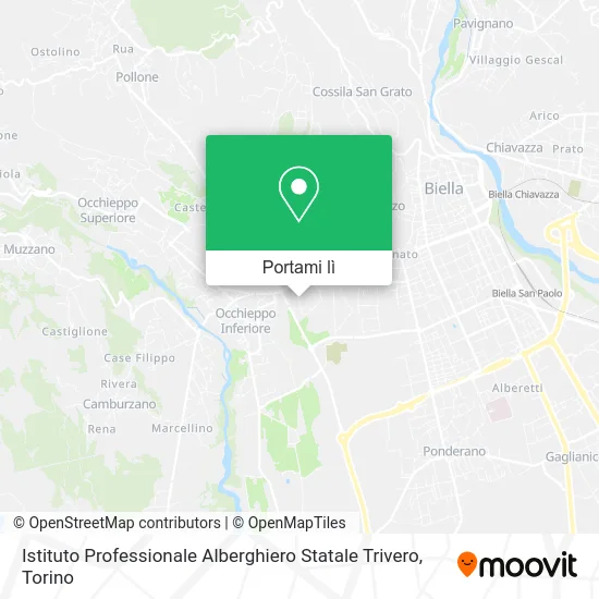 Mappa Istituto Professionale Alberghiero Statale Trivero