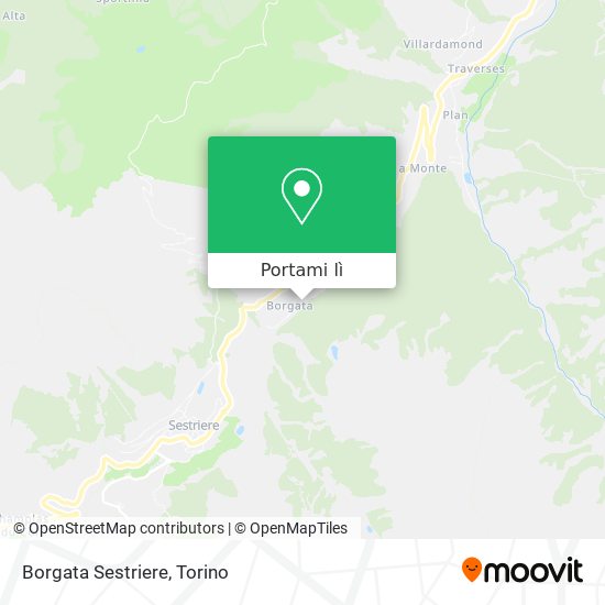 Mappa Borgata Sestriere