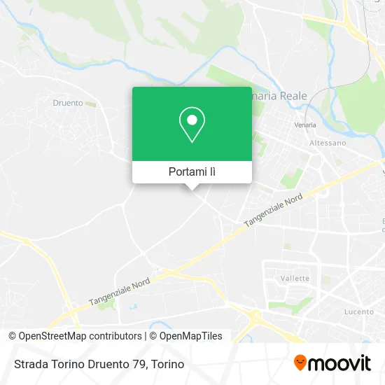 Mappa Strada Torino Druento 79