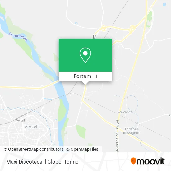 Mappa Maxi Discoteca il Globo