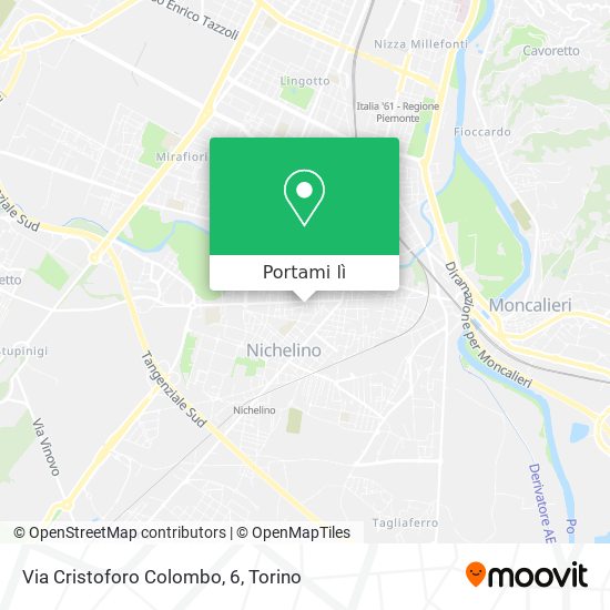 Mappa Via Cristoforo Colombo, 6