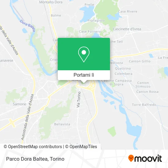 Mappa Parco Dora Baltea