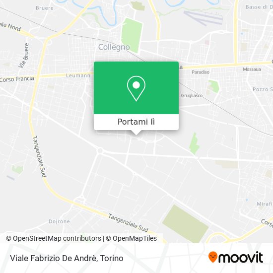 Mappa Viale Fabrizio De Andrè