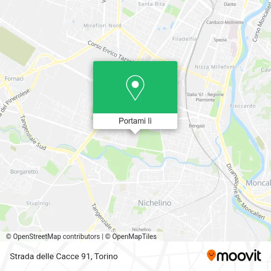 Mappa Strada delle Cacce 91