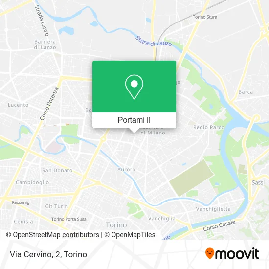 Mappa Via Cervino, 2