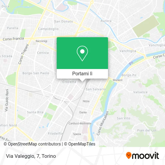 Mappa Via Valeggio, 7