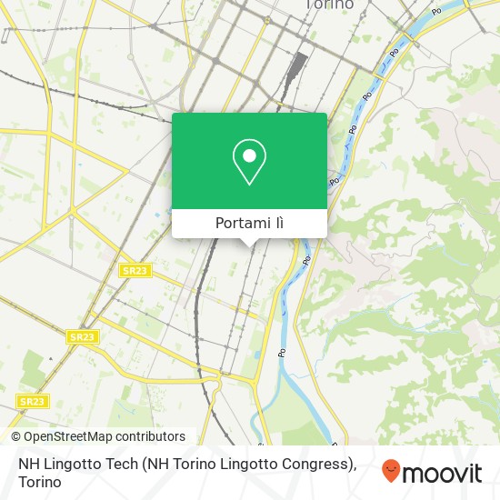 Mappa NH Lingotto Tech (NH Torino Lingotto Congress)