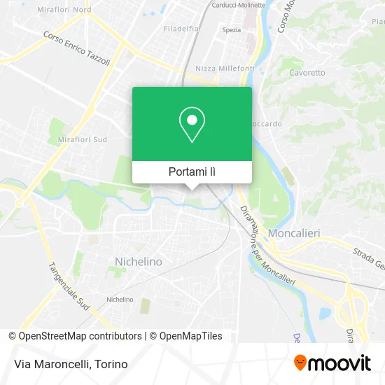 Mappa Via Maroncelli