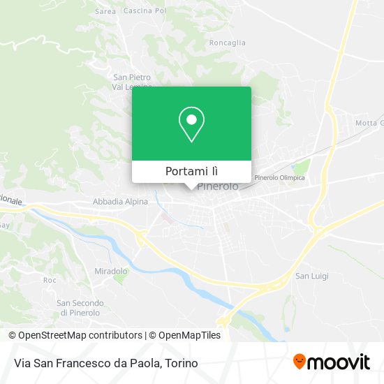 Mappa Via San Francesco da Paola