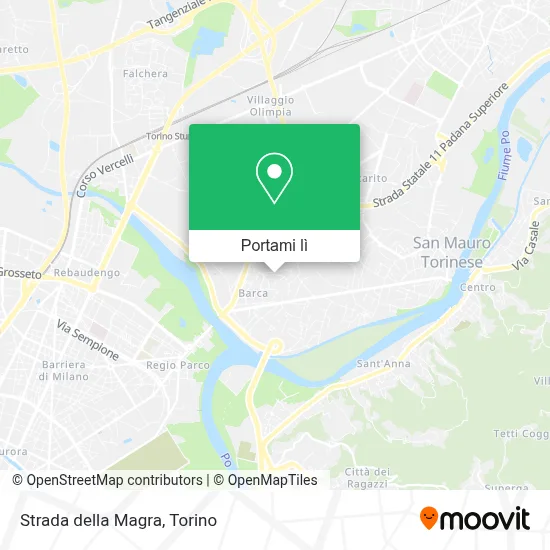 Mappa Strada della Magra