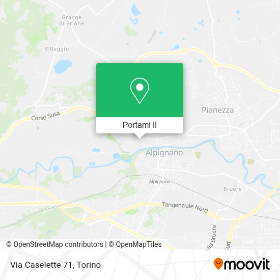 Mappa Via Caselette  71
