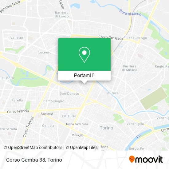 Mappa Corso Gamba 38
