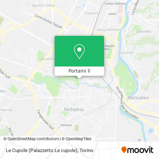 Mappa Le Cupole (Palazzetto Le cupole)