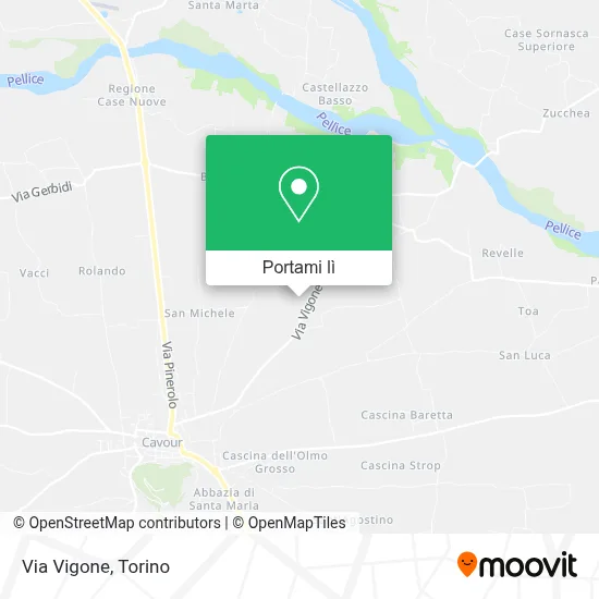 Mappa Via Vigone