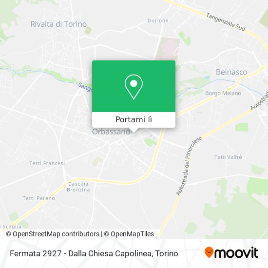Mappa Fermata 2927 - Dalla Chiesa Capolinea