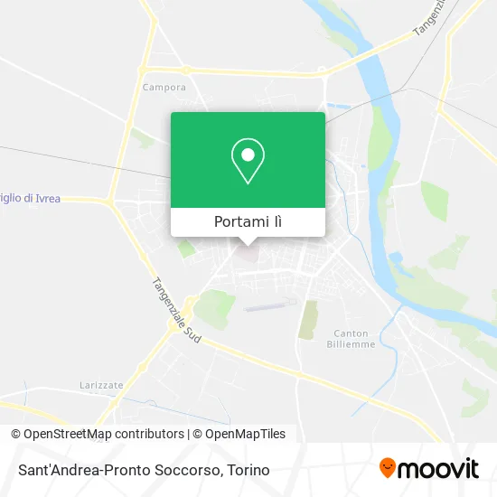 Mappa Sant'Andrea-Pronto Soccorso